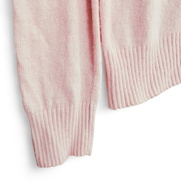 Wildfox White Label Pink Angora Blend Sweater With Sequin Heart - Picture 6 of 9